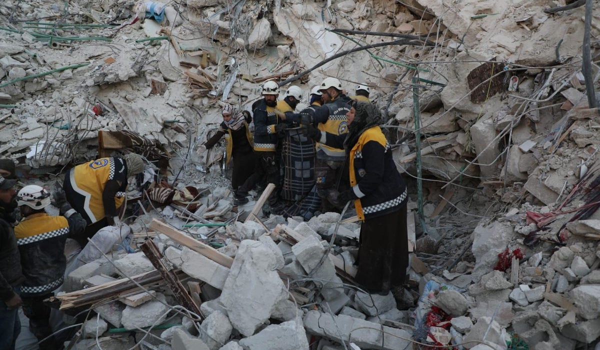 White Helmets in Northwest Syria